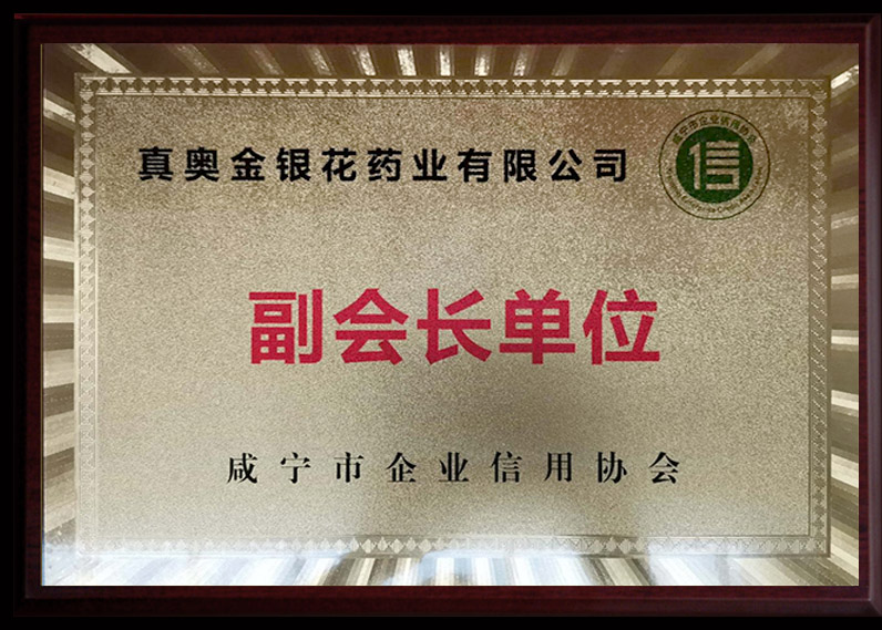 咸寧市企業信用協會副會長單位